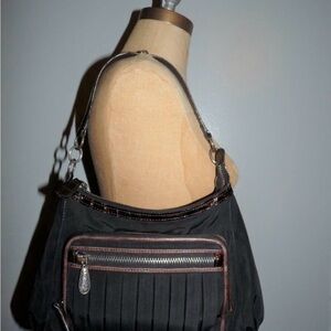 Brighton purse with croc embossed strap